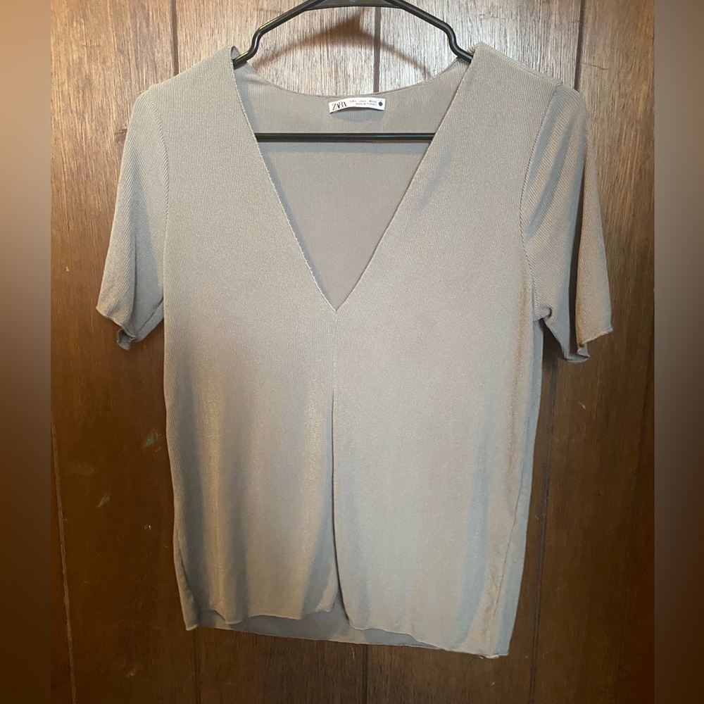 🔴Zara Short Sleeve Shirt